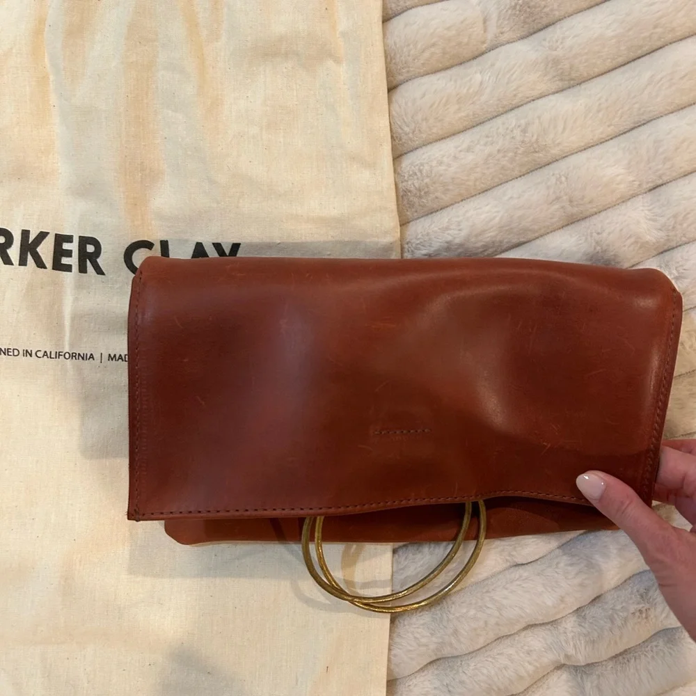 Parker Rich Brown Leather Tote - Picture 8 of 8